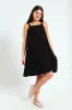 Girls Lined Stitched Airflow Dress - Black sold by Edgars 