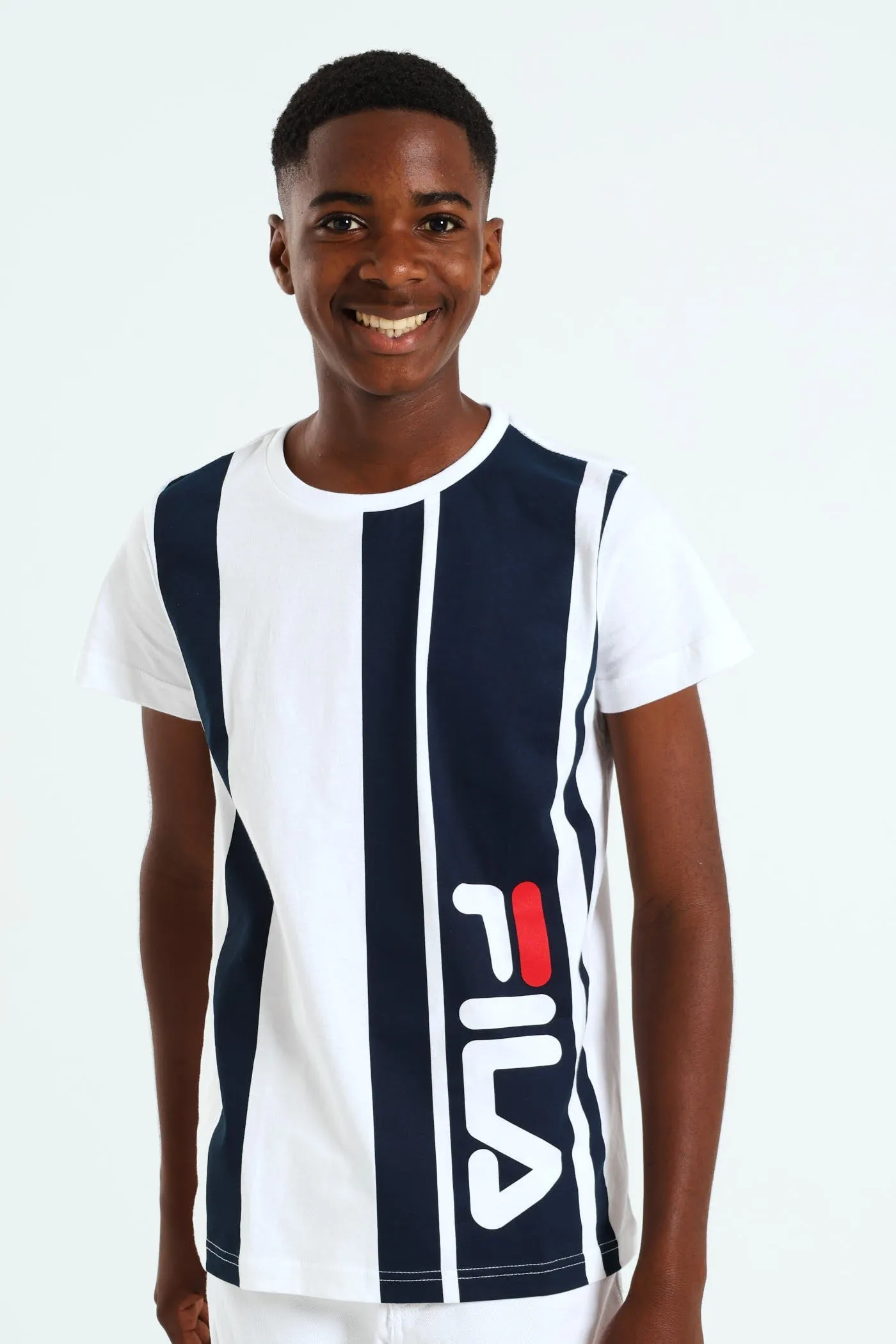 Boys Oversized Tee - White sold by Edgars