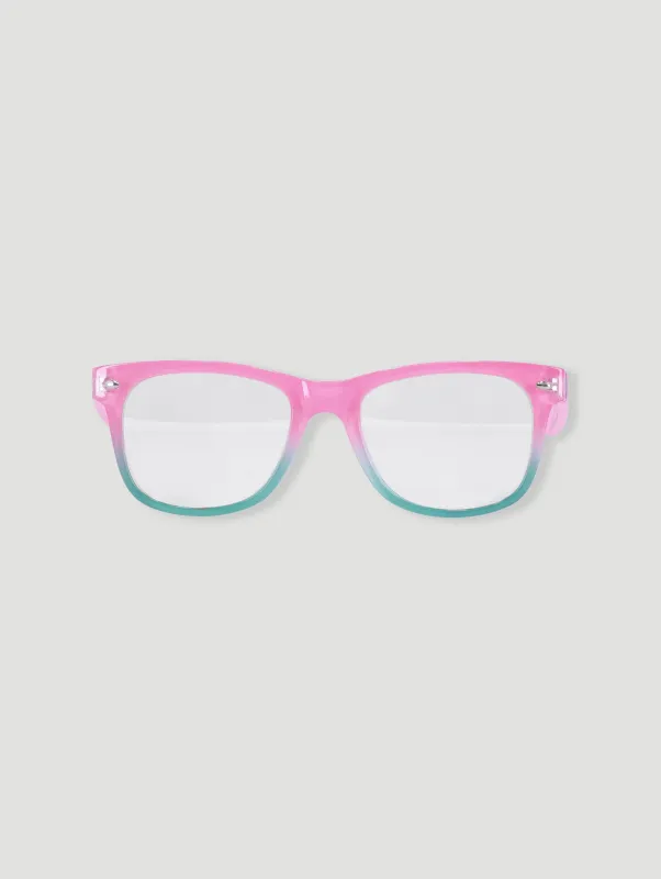 Pre-Girls Blue Blocker Sunnies - Pink sold by Edgars