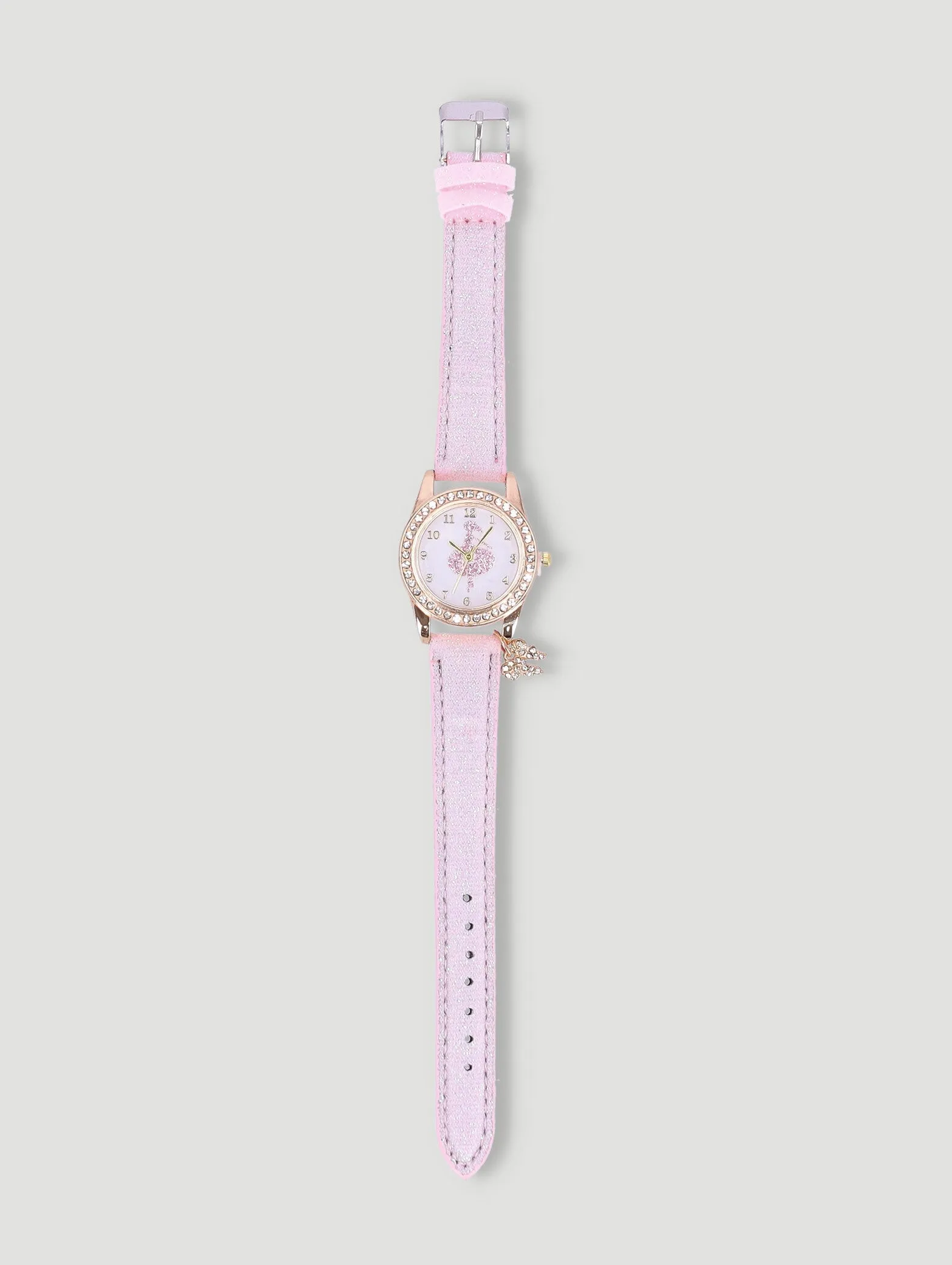 Pre-Girls Ballerina Charm Analogue Watch - Light Pink sold by Edgars product image thumbnail 2