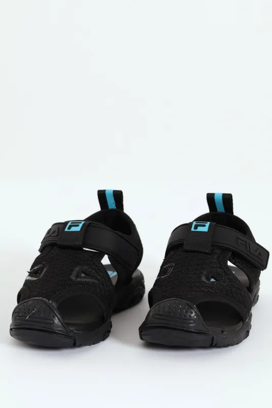 Pre-Boys Aqua Sandal - Black sold by Edgars