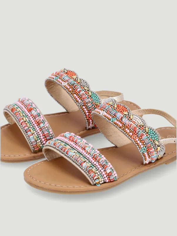 Pre-Girls Beaded Slingback Sandal sold by Edgars 