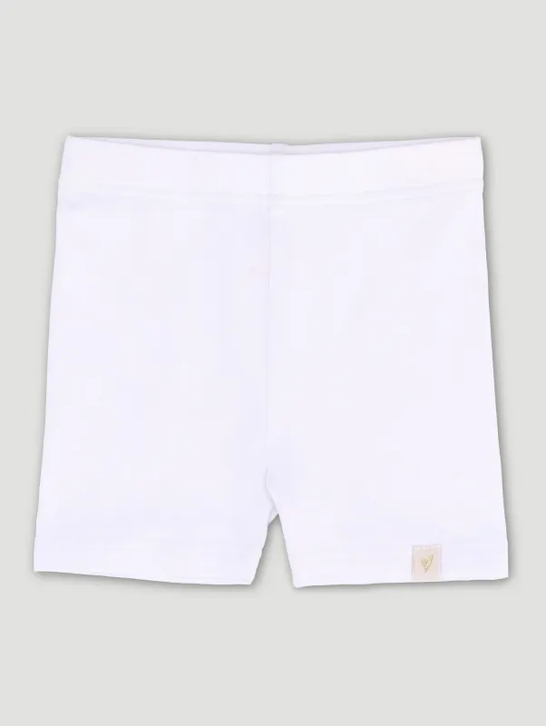 Pre-Girls Cycle Shorts - White sold by Edgars