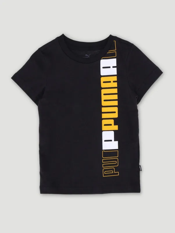 Pre-Boys Logo Lab Tee - Black sold by Edgars