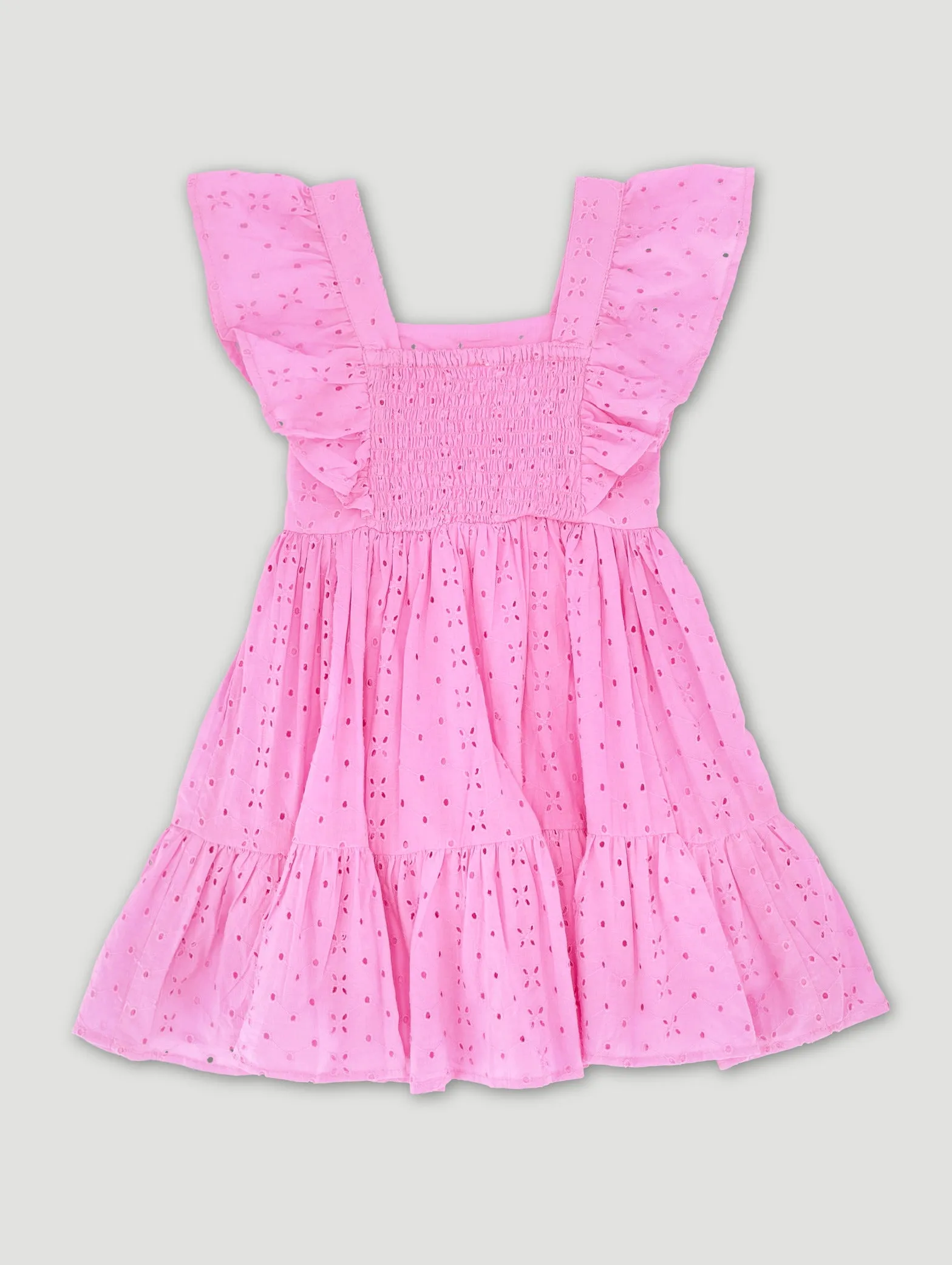 Pre-Girls Anglaise Dress - Mid Pink sold by Edgars product image thumbnail 2