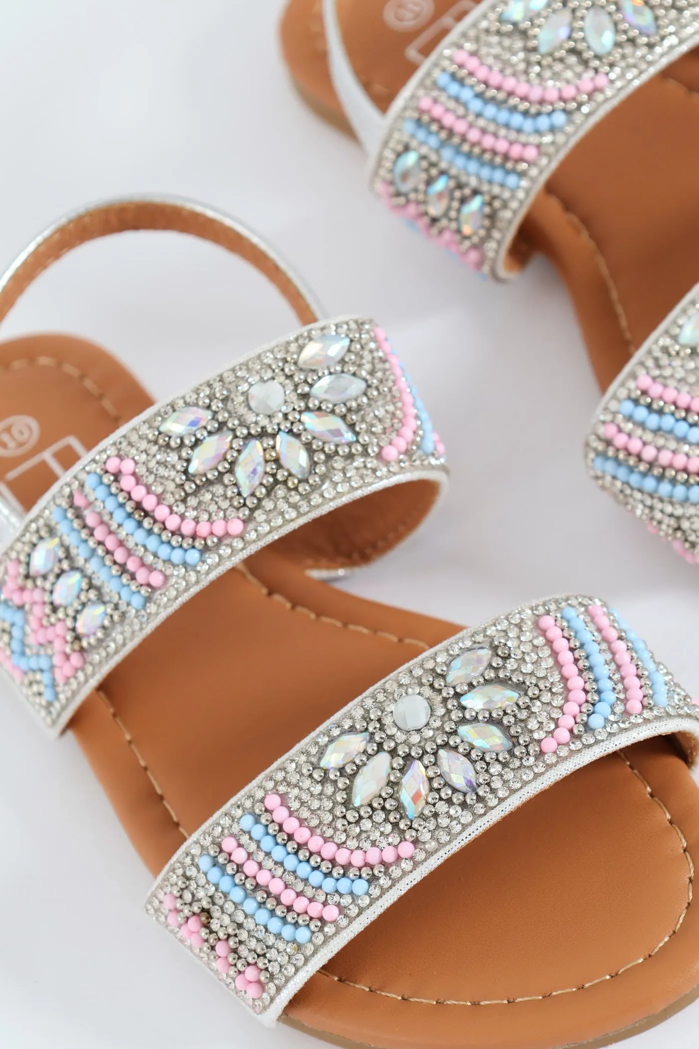 Pre-Girls Beaded Sandal - Silver sold by Edgars product image thumbnail 2