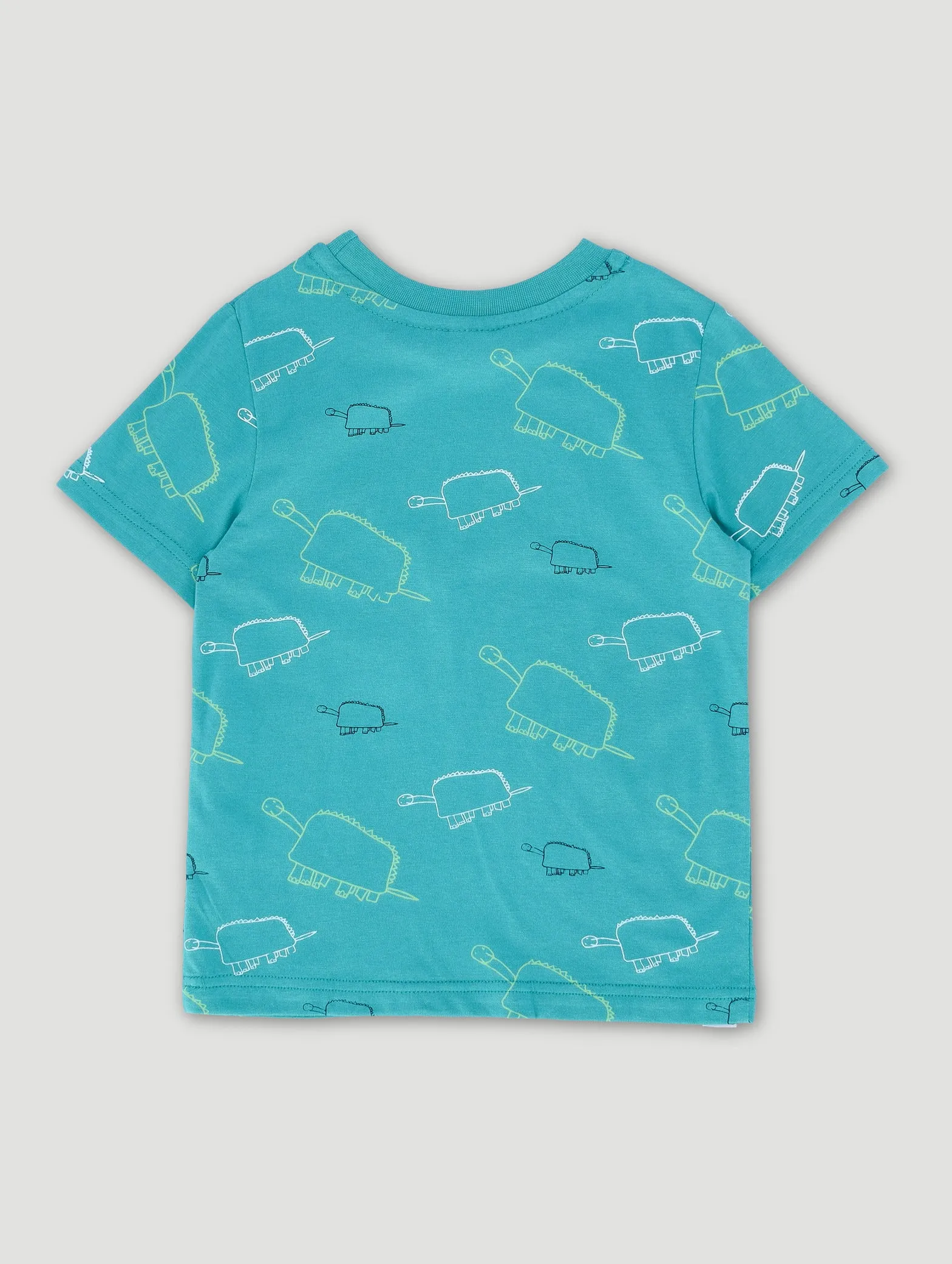 Pre-Boys Short Sleeve Print Tee - Teal sold by Edgars product image thumbnail 3