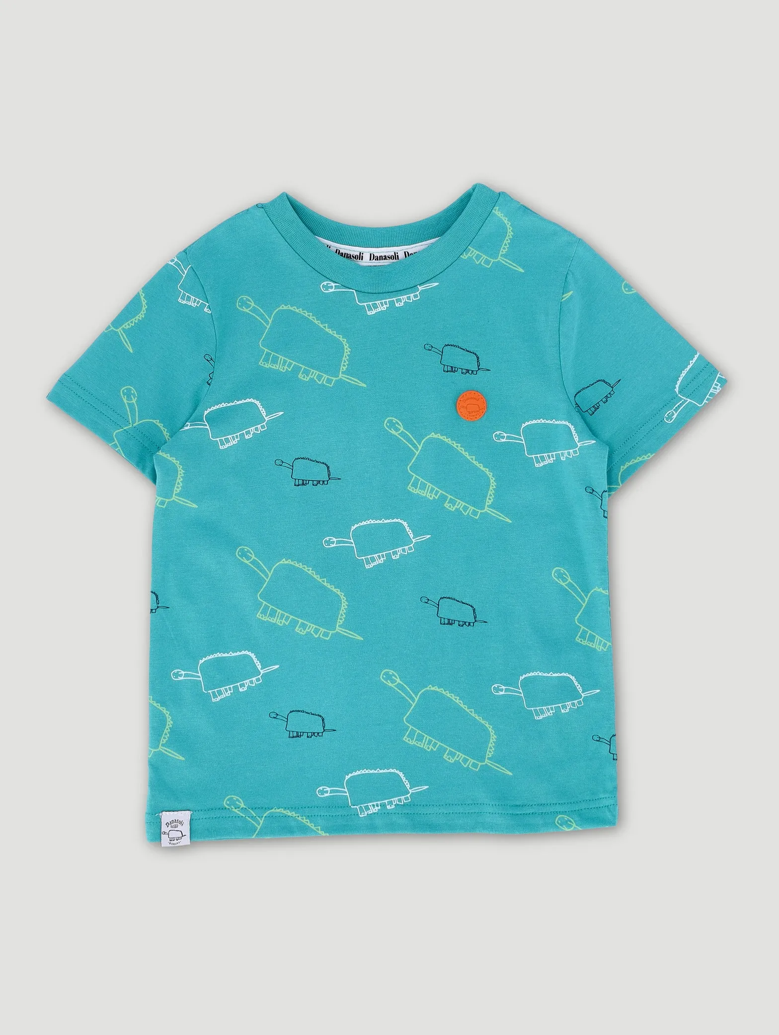 Pre-Boys Short Sleeve Print Tee - Teal sold by Edgars
