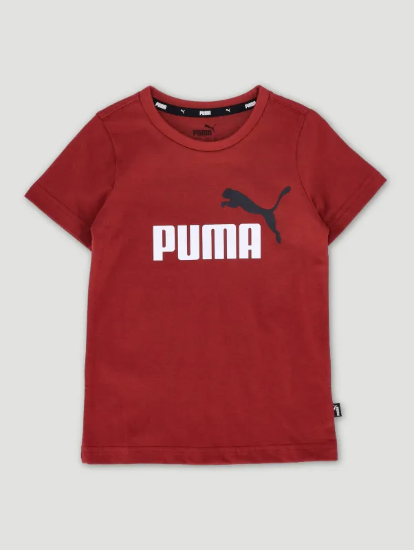 Pre-Boys 2 Tone Logo Tee - Red sold by Edgars