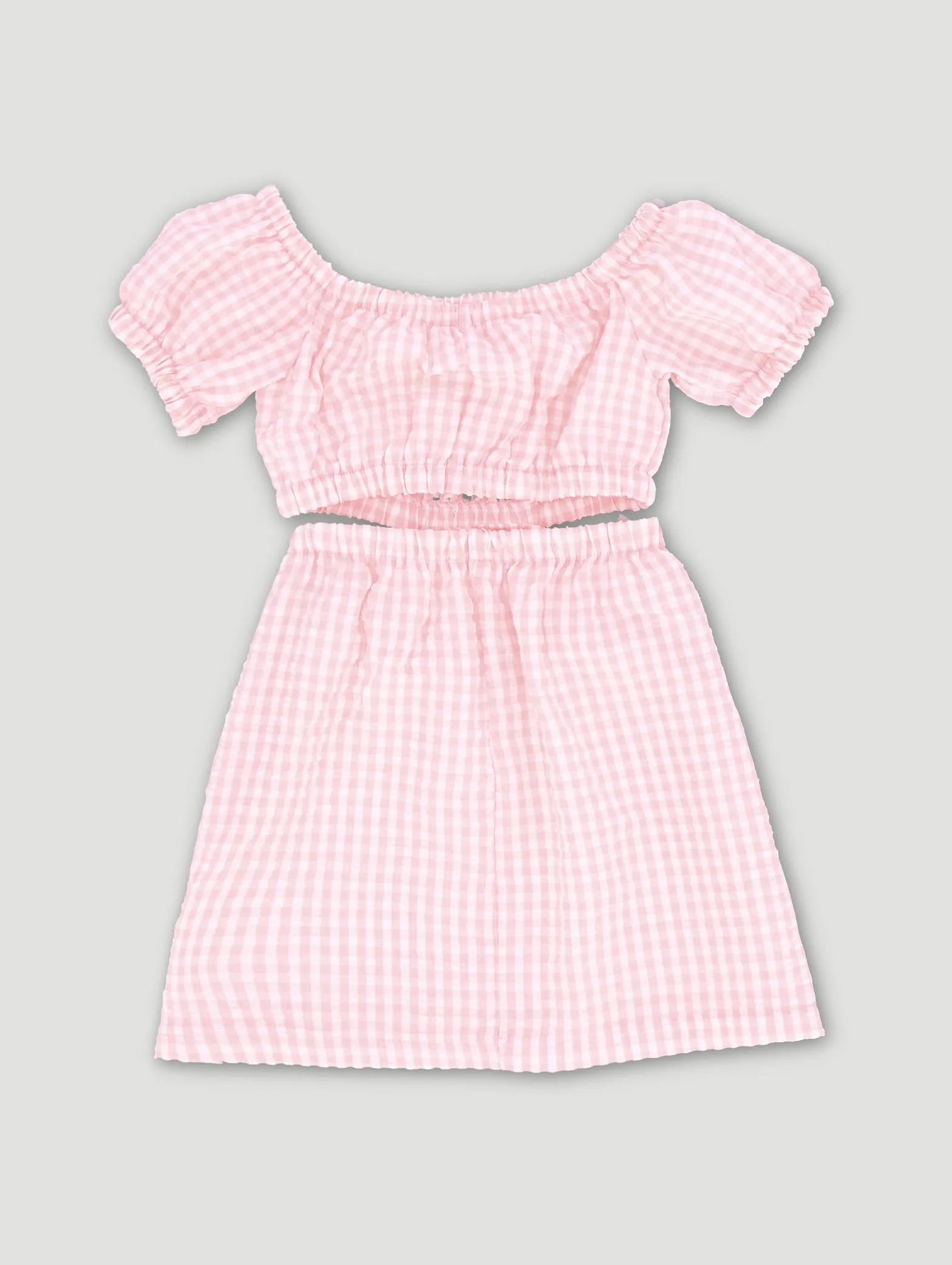 Pre-Girls Seersucker Cut Out Dress - Pink sold by Edgars product image thumbnail 2
