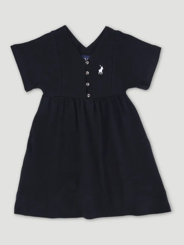 Pre-Girls Arabella Short Sleeve Dress - Black sold by Edgars