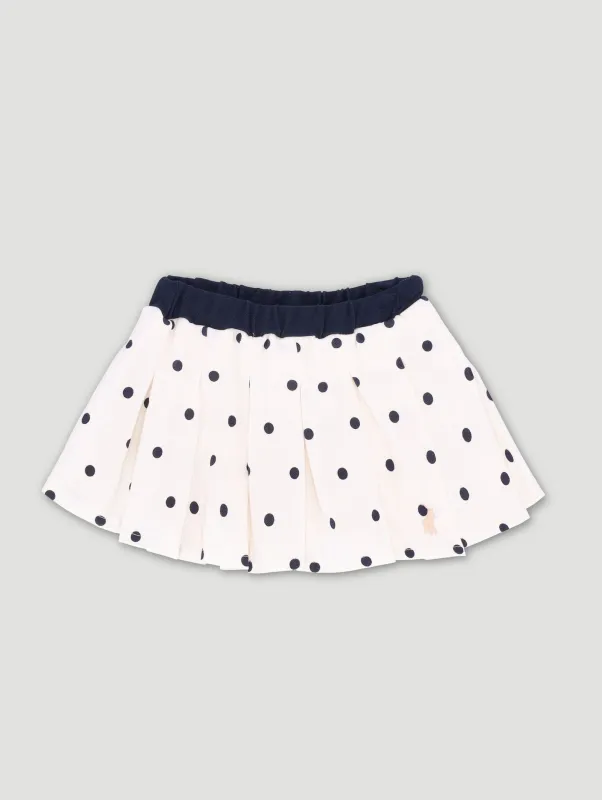 Pre-Girlsellie Polka Dot Skort - Off White sold by Edgars