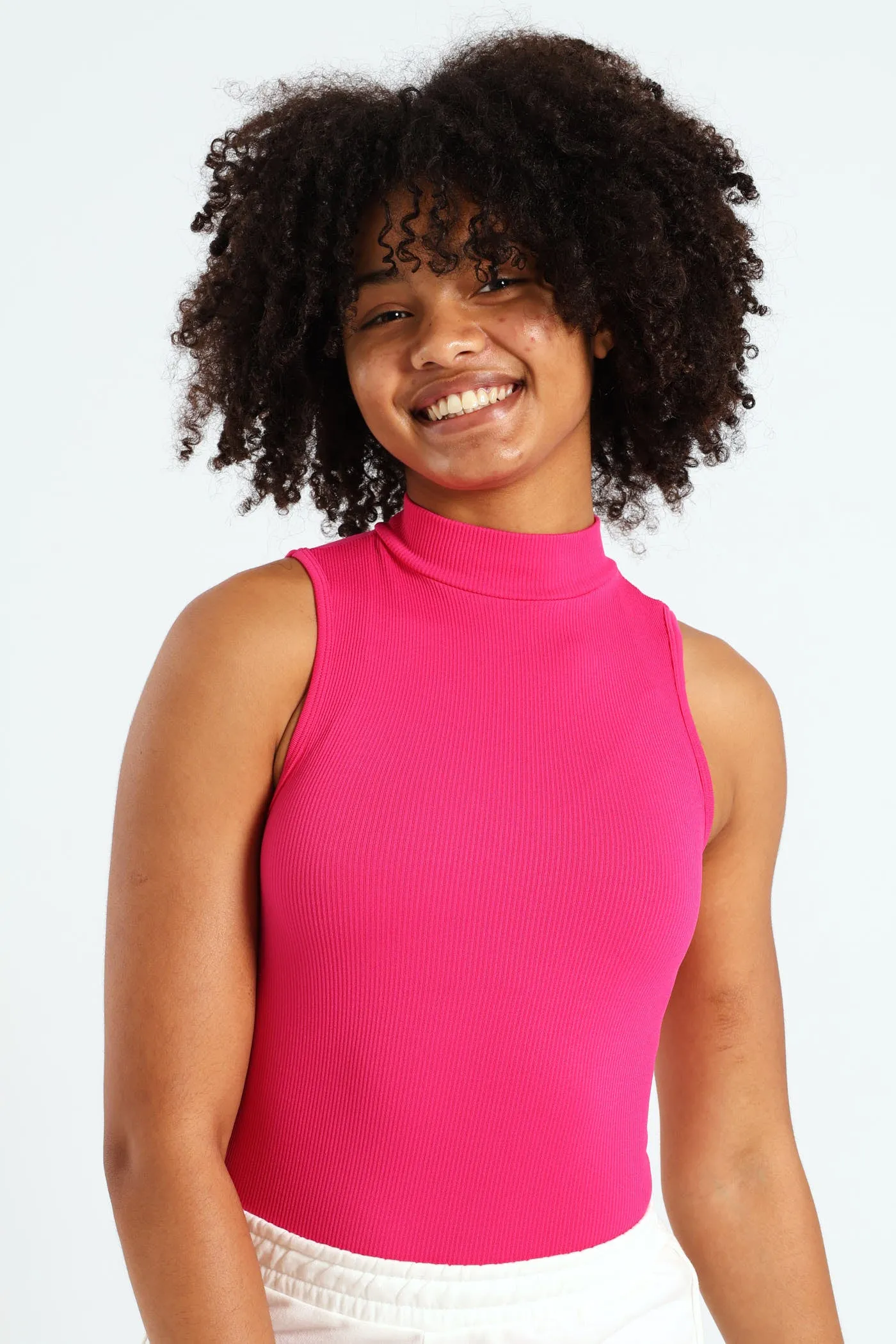 Girls Seamless Bodysuit - Cerise sold by Edgars
