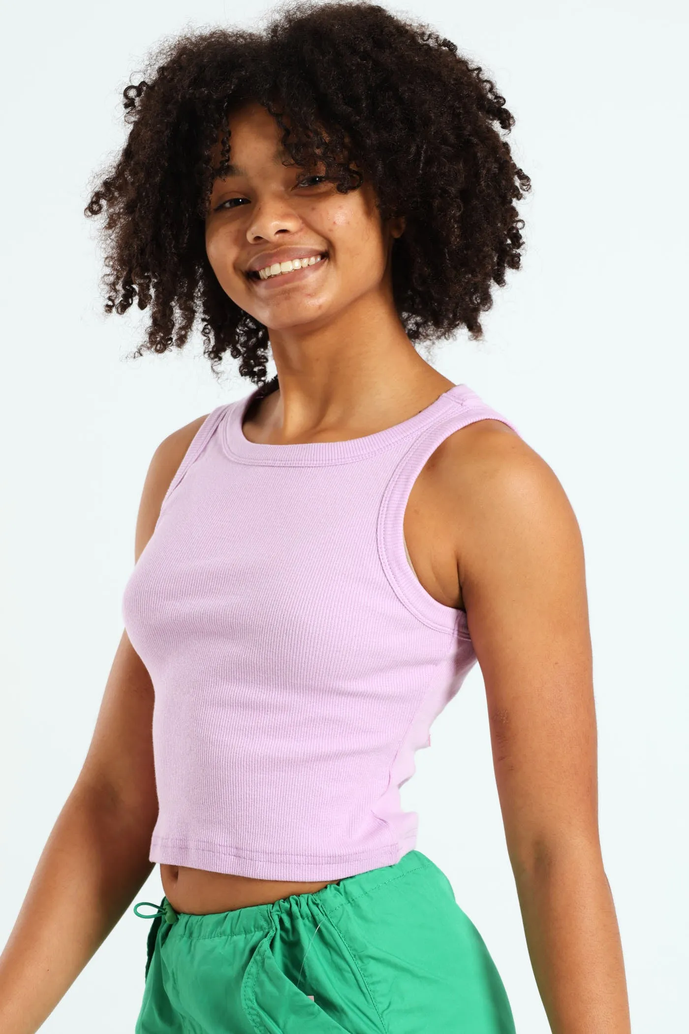 Girls Basic Rib Vest - Lilac sold by Edgars product image thumbnail 2