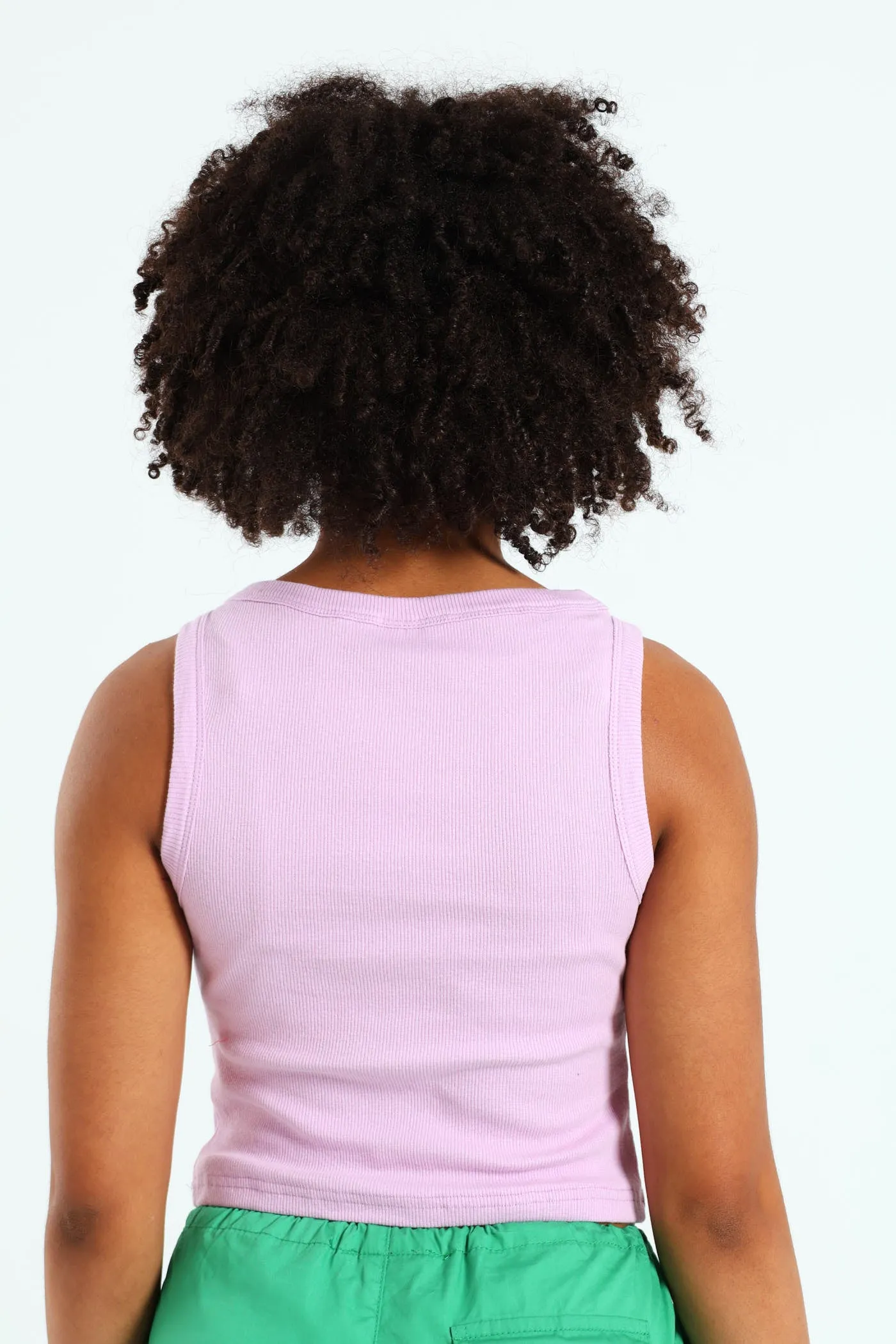 Girls Basic Rib Vest - Lilac sold by Edgars product image thumbnail 3