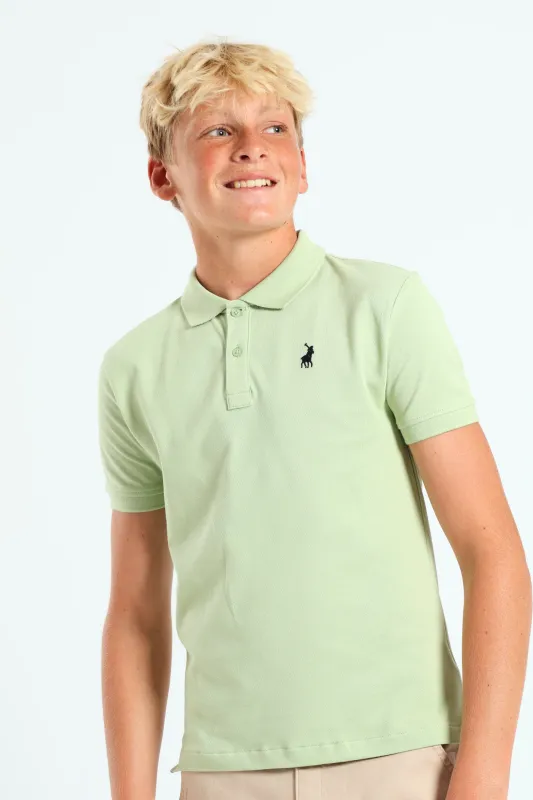 Boys Sea Green Austin Golfer - Green sold by Edgars 