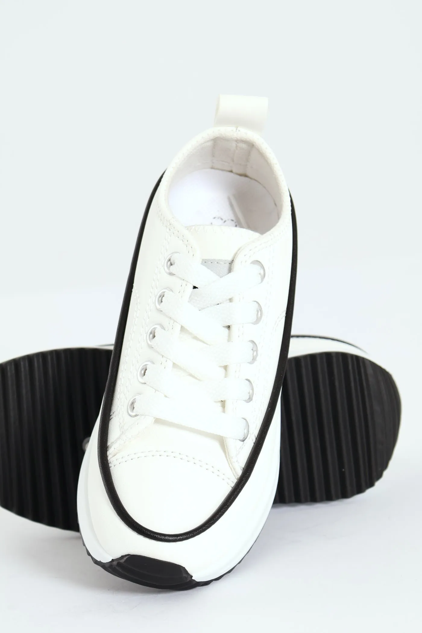 Girls Casey Platform Sneaker - White sold by Edgars product image thumbnail 2