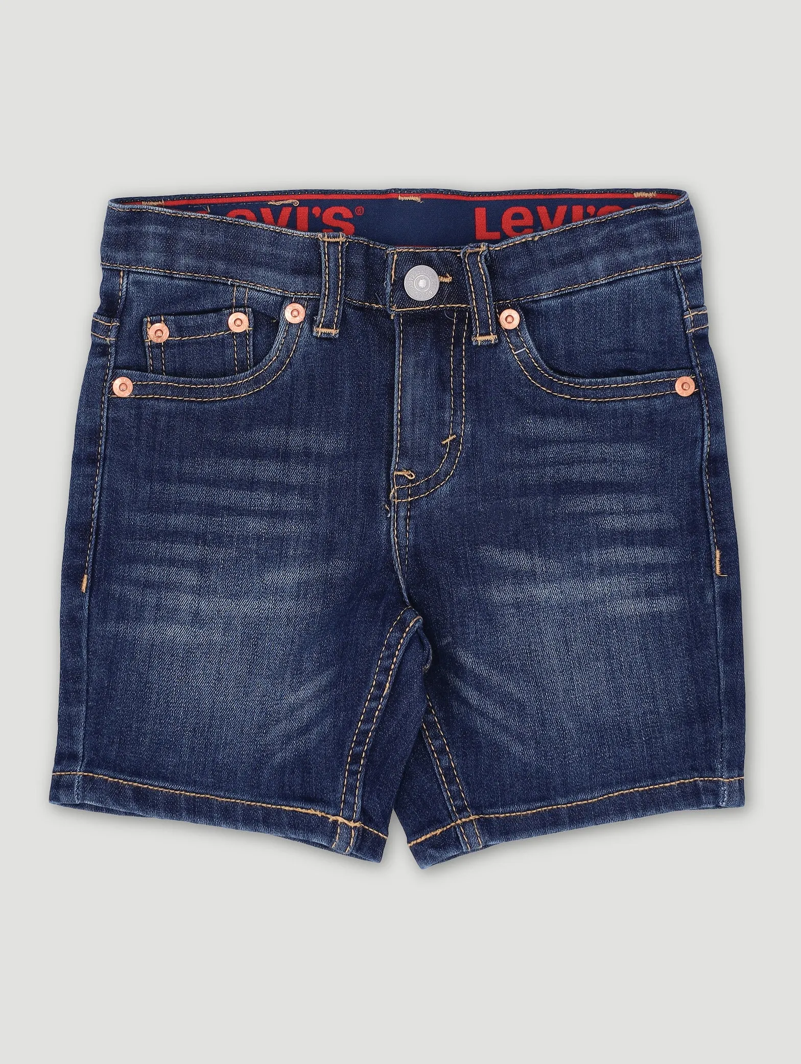 Pre-Boys Highlands Performance Shorts - Mid Blue sold by Edgars