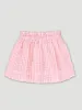 Pre-Girlsbubble Seersucker Check Shorts  - Pink sold by Edgars