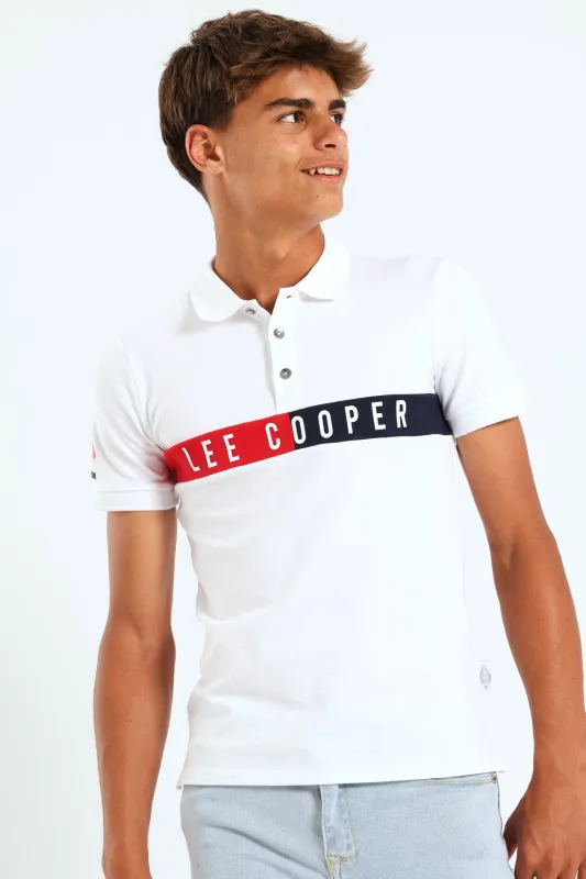 Boys Ryan Golfer - White sold by Edgars