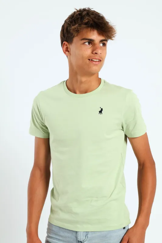 Boys Short Sleeve Classic Tee - Green made by Edgars