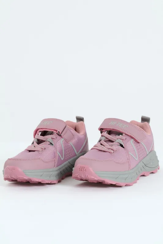 Girls Geo Trail Sneaker - Pink sold by Edgars