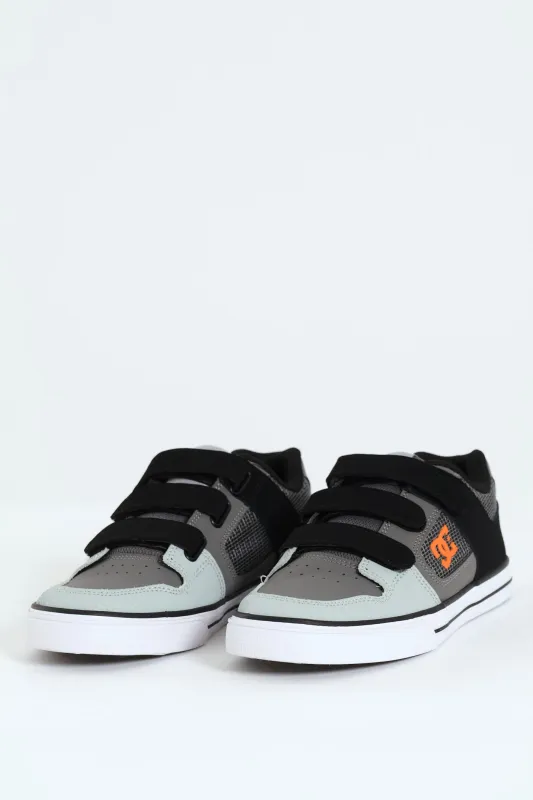 Boys Pure V Lowcut Sneaker - Grey sold by Edgars