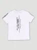 Pre-Boys Tape Print Tee - White sold by Edgars