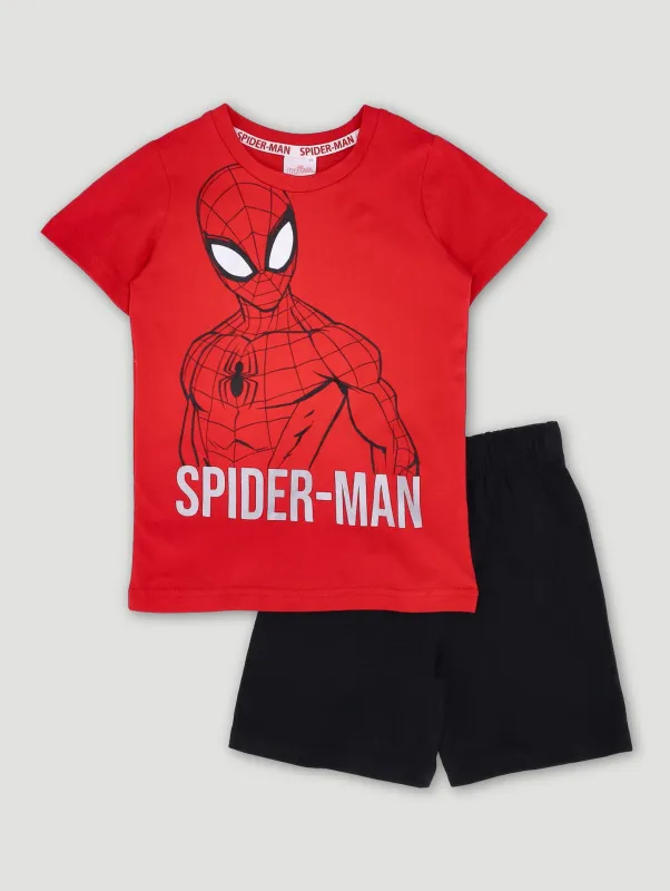 Pre-Boys Spiderman Sleep Set - Red sold by Edgars