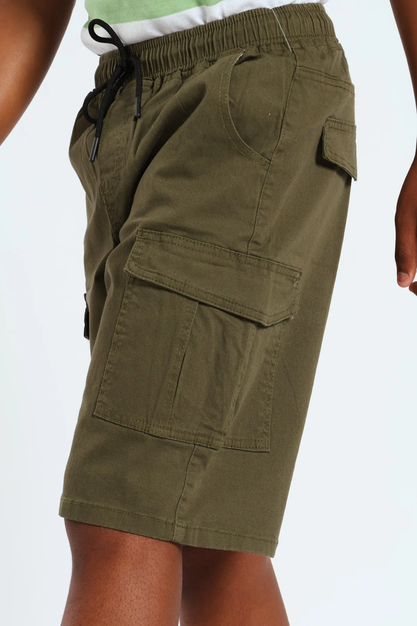 Boys Cargo Shorts - Olive sold by Edgars product image thumbnail 2