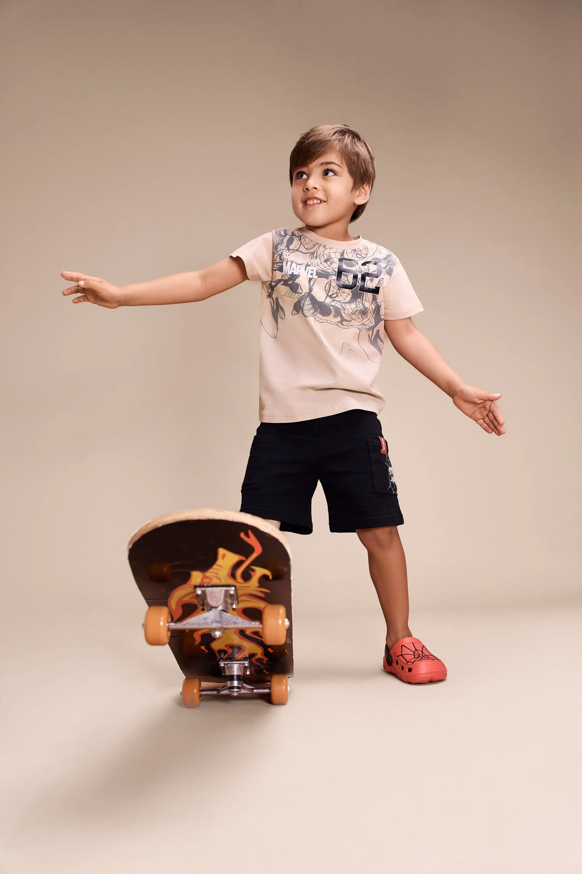 Spiderman Graffiti Tee - Stone sold by Edgars