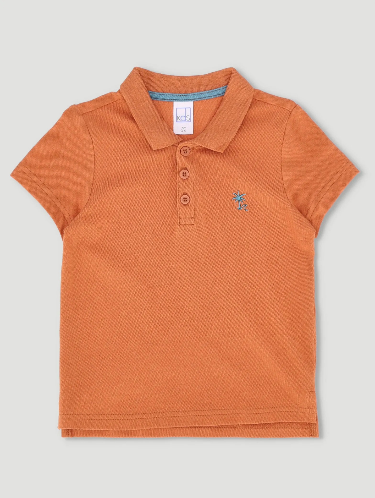 Pre-Boys Embriodered Golfer - Rust sold by Edgars