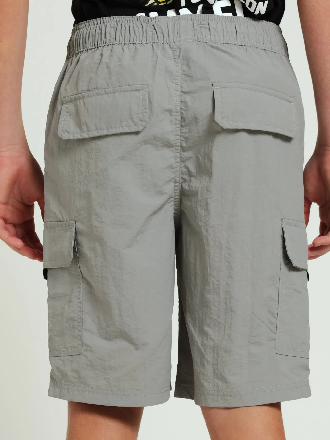 Boys Parachute Shorts - Grey sold by Edgars product image thumbnail 3