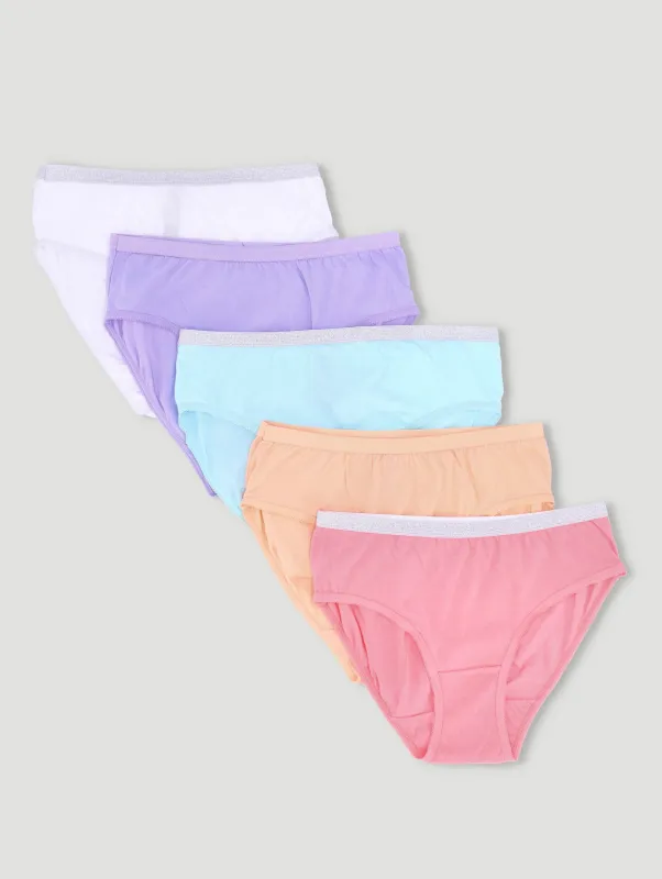 Girls 5 Pack Plain Panties sold by Edgars