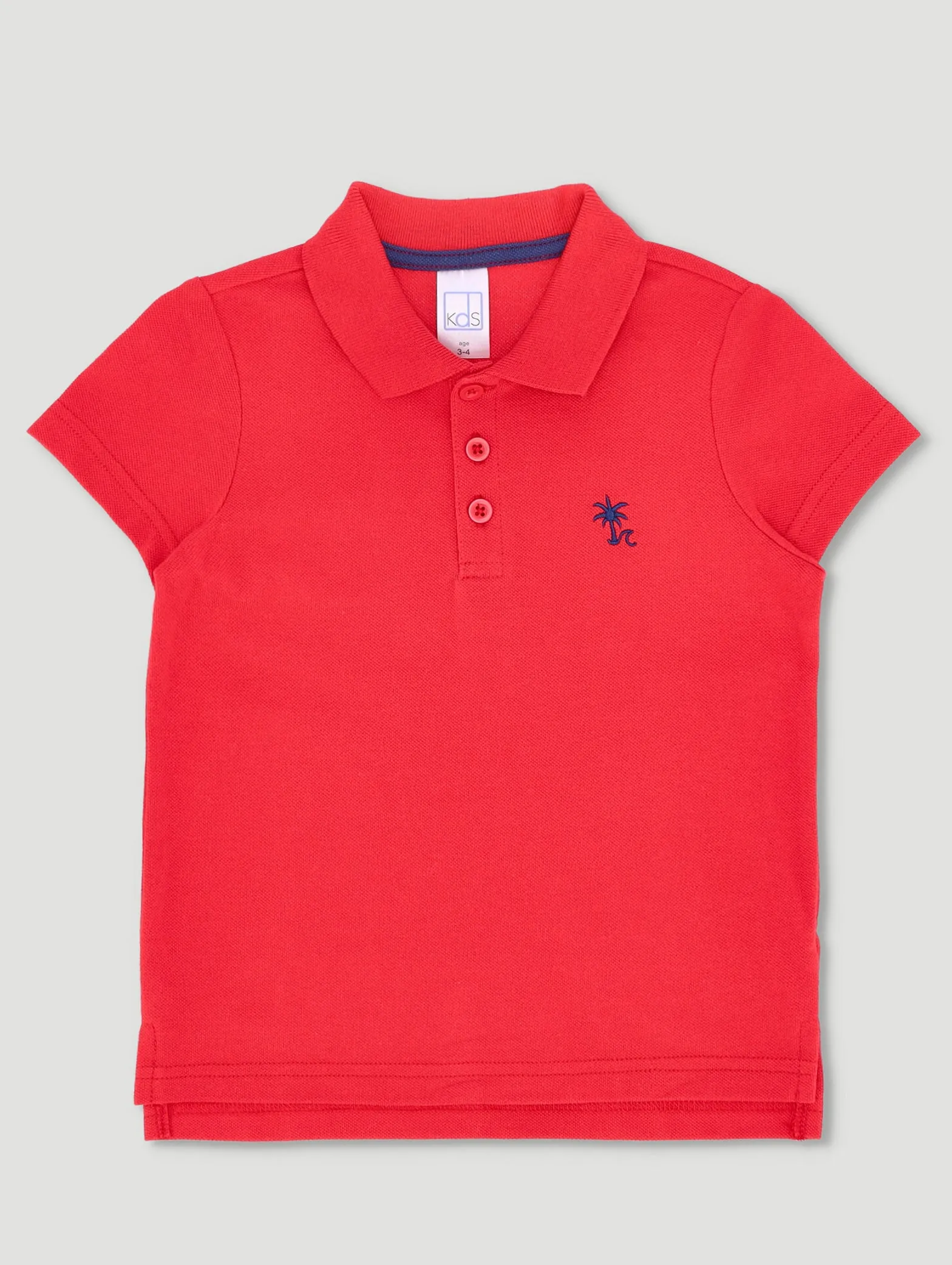 Pre-Boys Embriodered Golfer - Red sold by Edgars