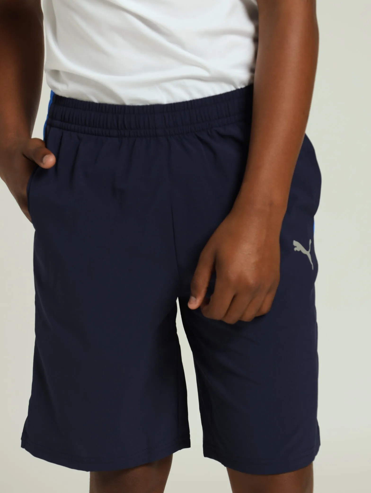 Boys Active Sports Woven Shorts - Navy sold by Edgars