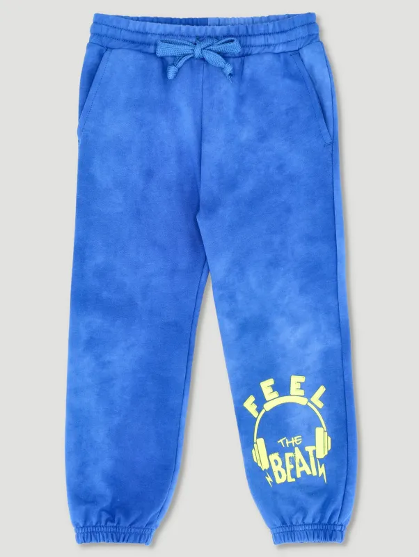 Pre-Boys Tie-Dye Lumo Summer Jogger  - Dark Blue sold by Edgars