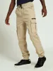Boys Safari Cargo Zip Pants - Light Stone sold by Edgars