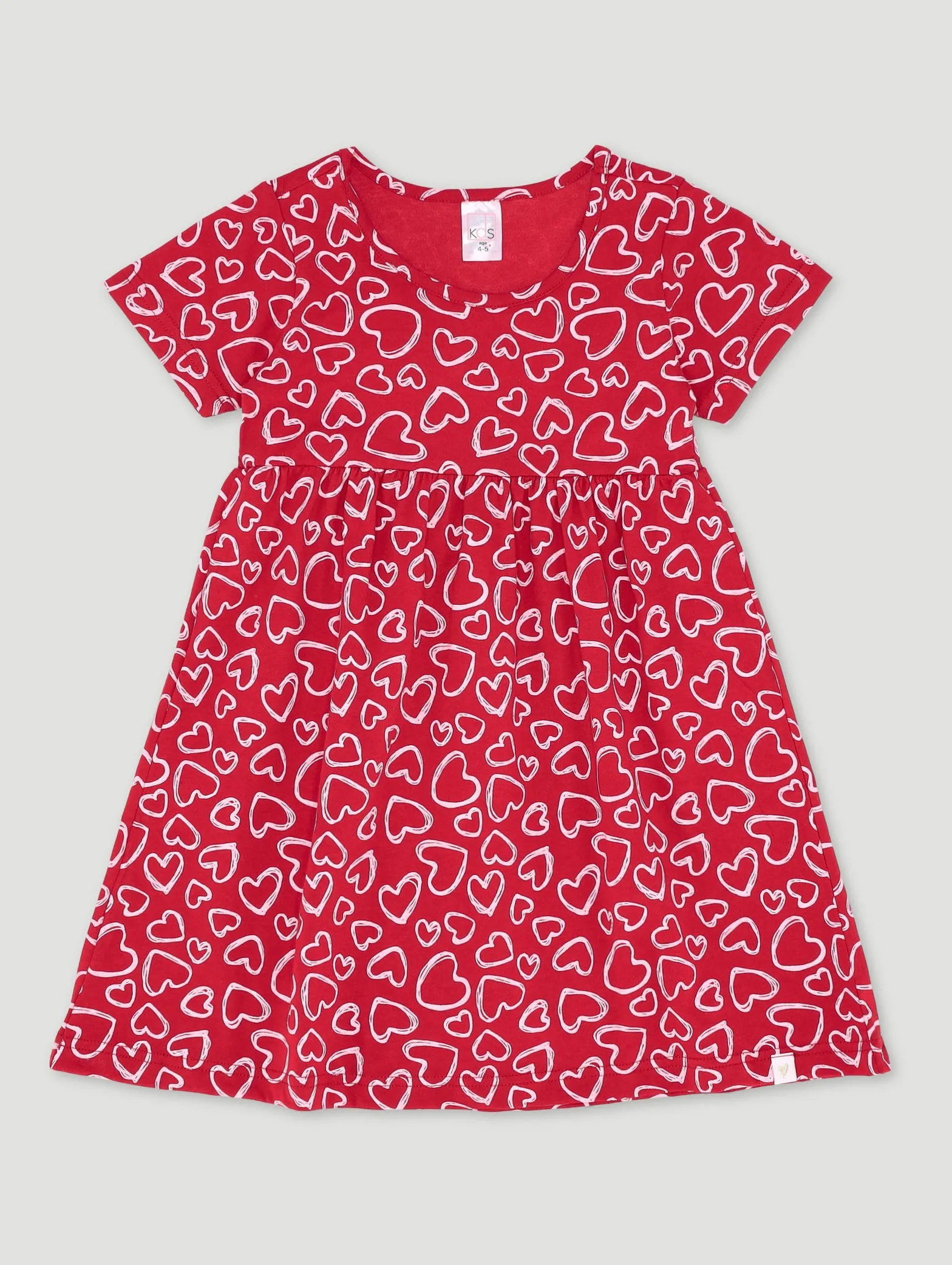 Pre-Girls Valentines Dress - Red sold by Edgars