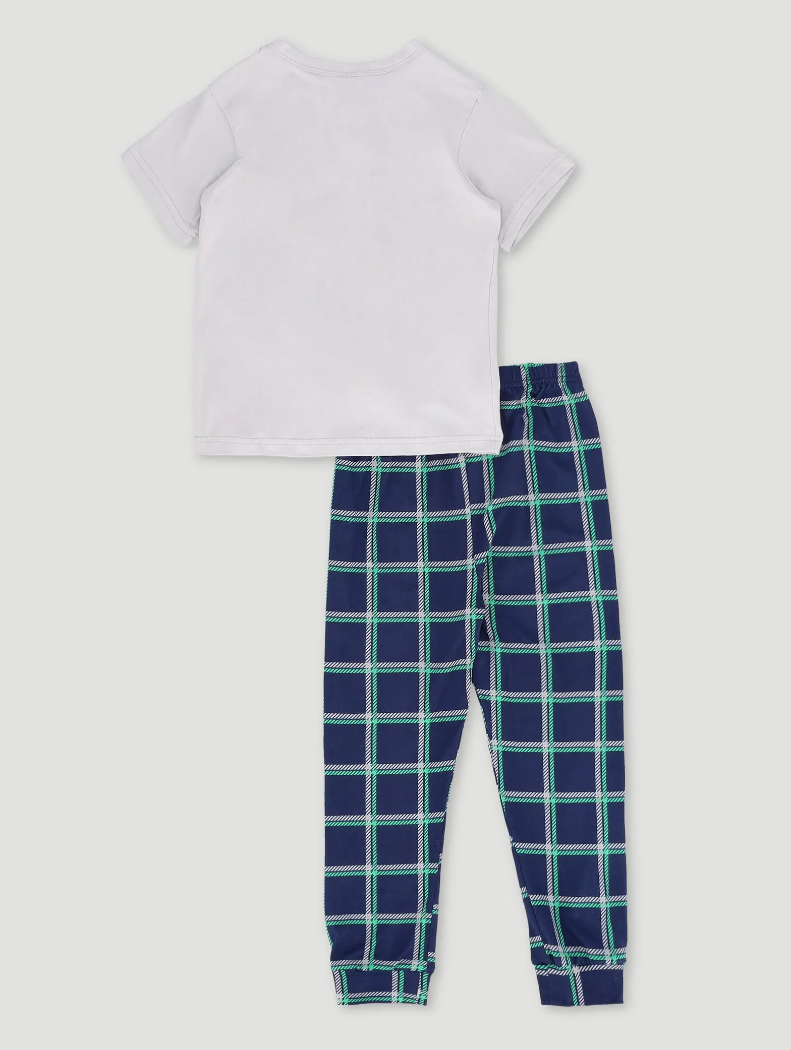 Pre-Boys Check Top & Bottom Sleep Set - Grey sold by Edgars product image thumbnail 2