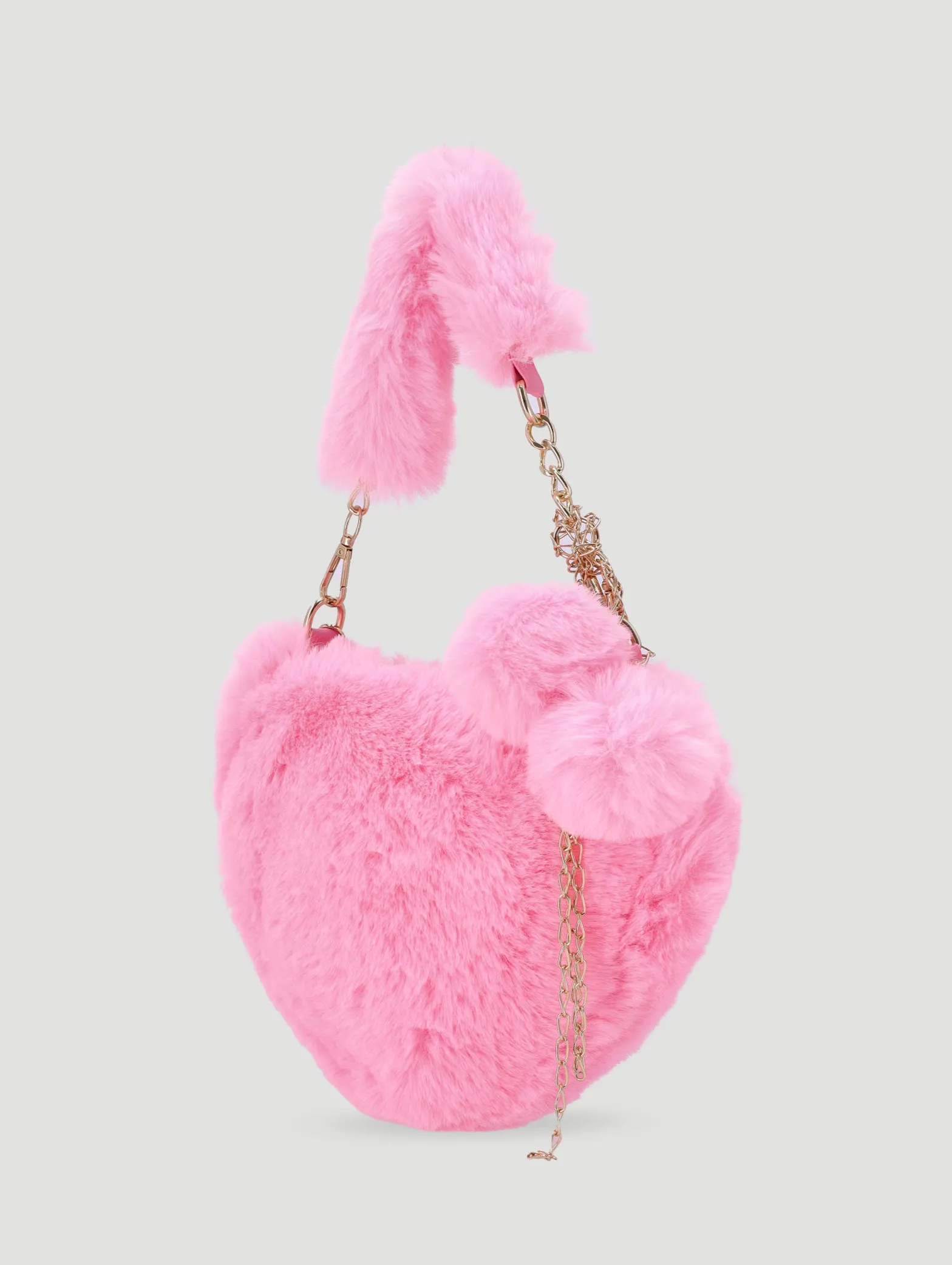 Pre-Girls Heart Fur Sling Bag - Pink sold by Edgars product image thumbnail 3