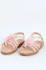 Pre-Girls Pink Flower Comfort Sandal - Pink sold by Edgars