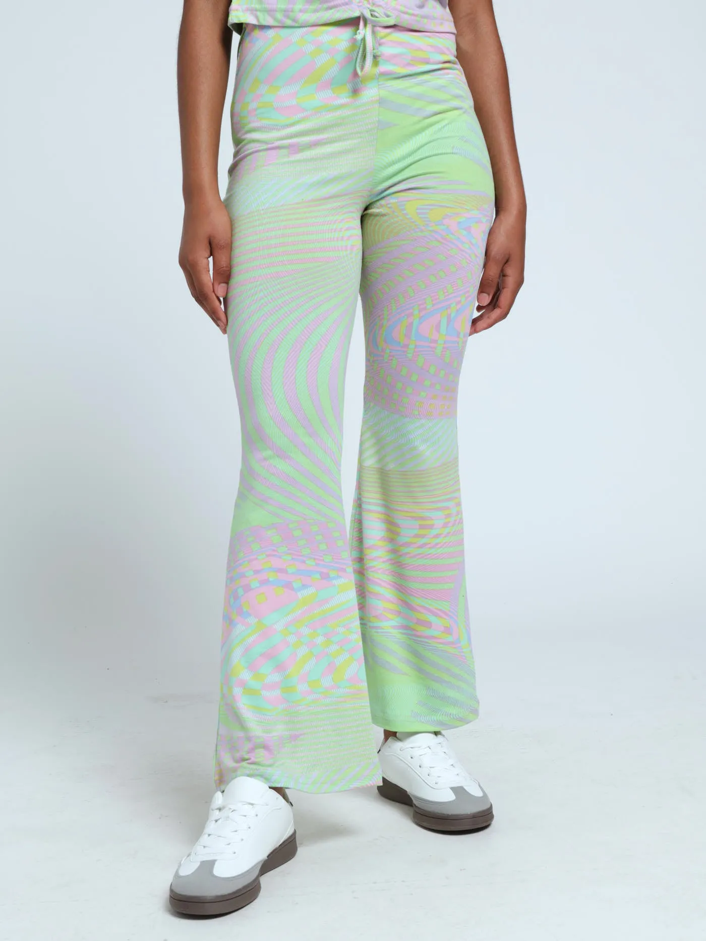 Girls Swirl Flared Pants sold by Edgars