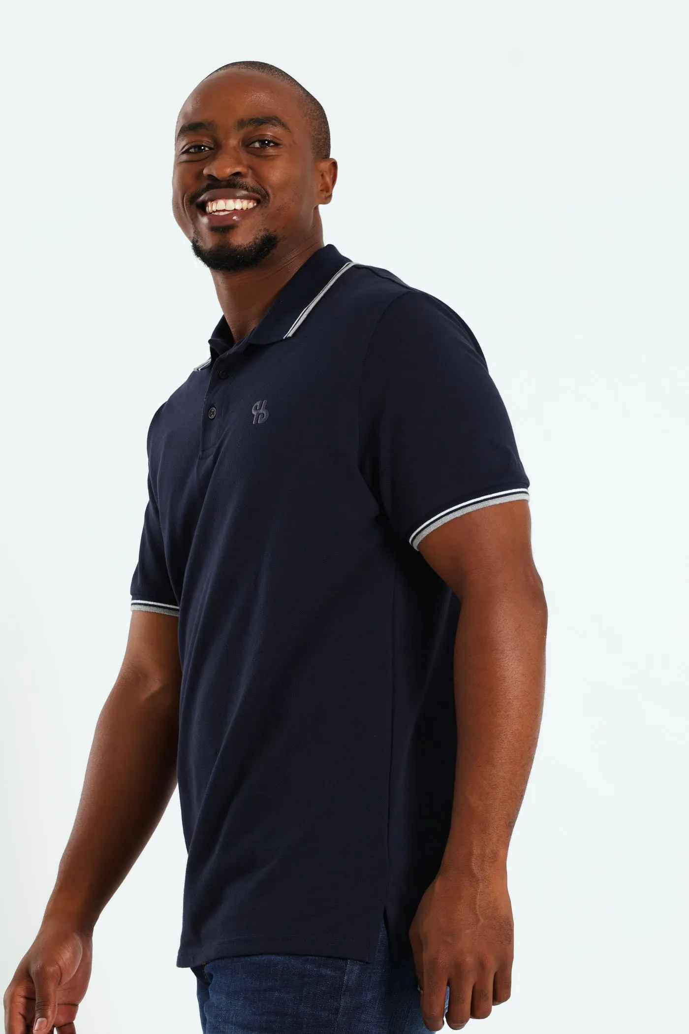 New Tipped Golfer - Navy sold by Edgars product image thumbnail 3