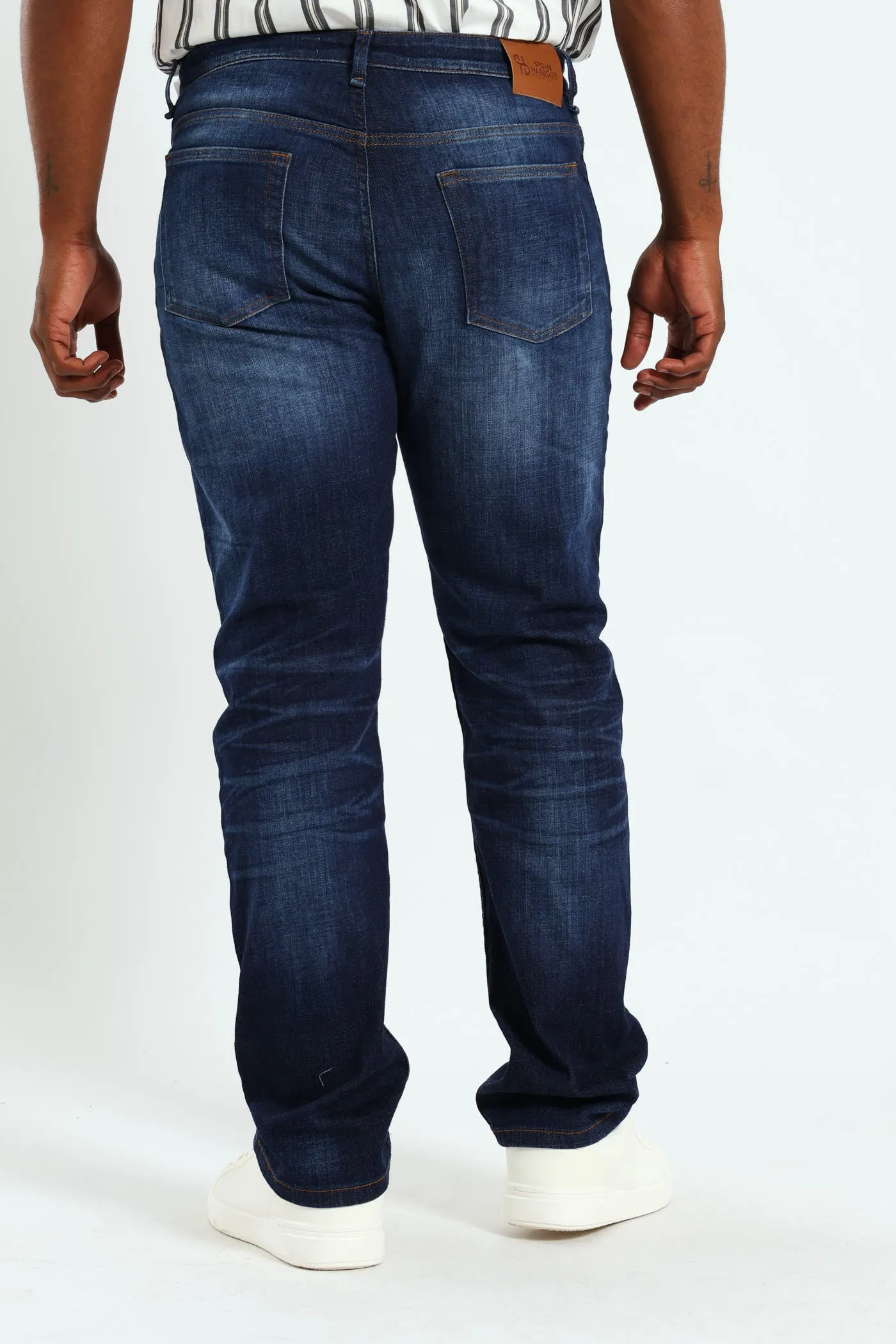 Whisker Ringspun Straight Denim - Dark Wash sold by Edgars product image thumbnail 3
