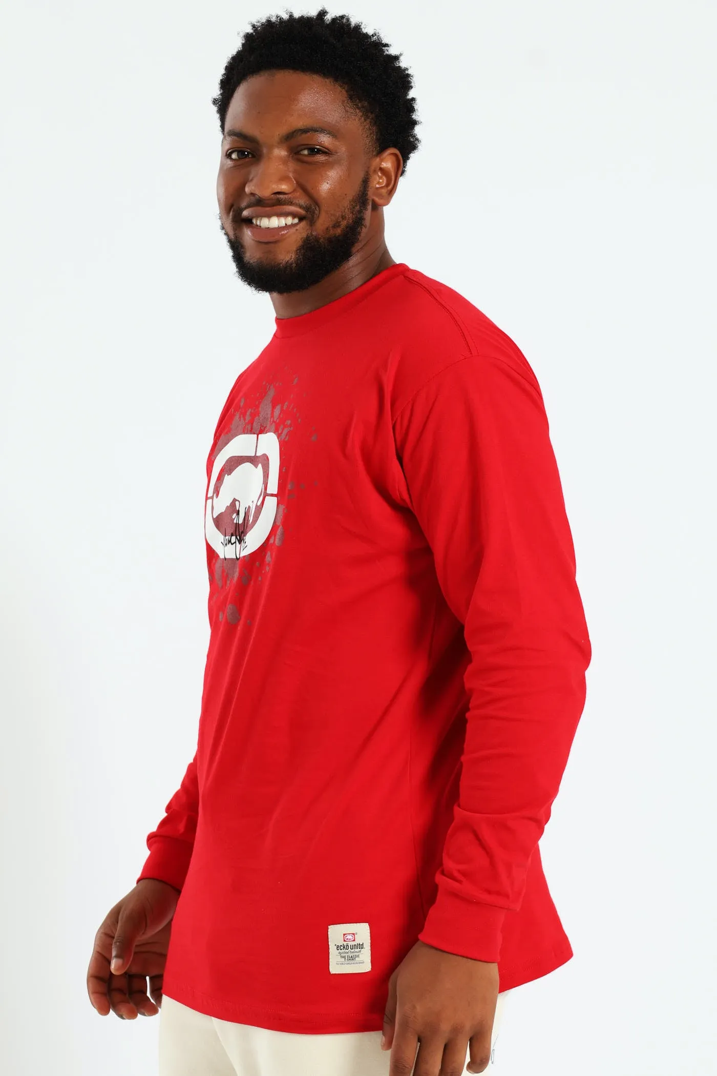 Splatter Long Sleeve Tee - Red sold by Edgars product image thumbnail 2