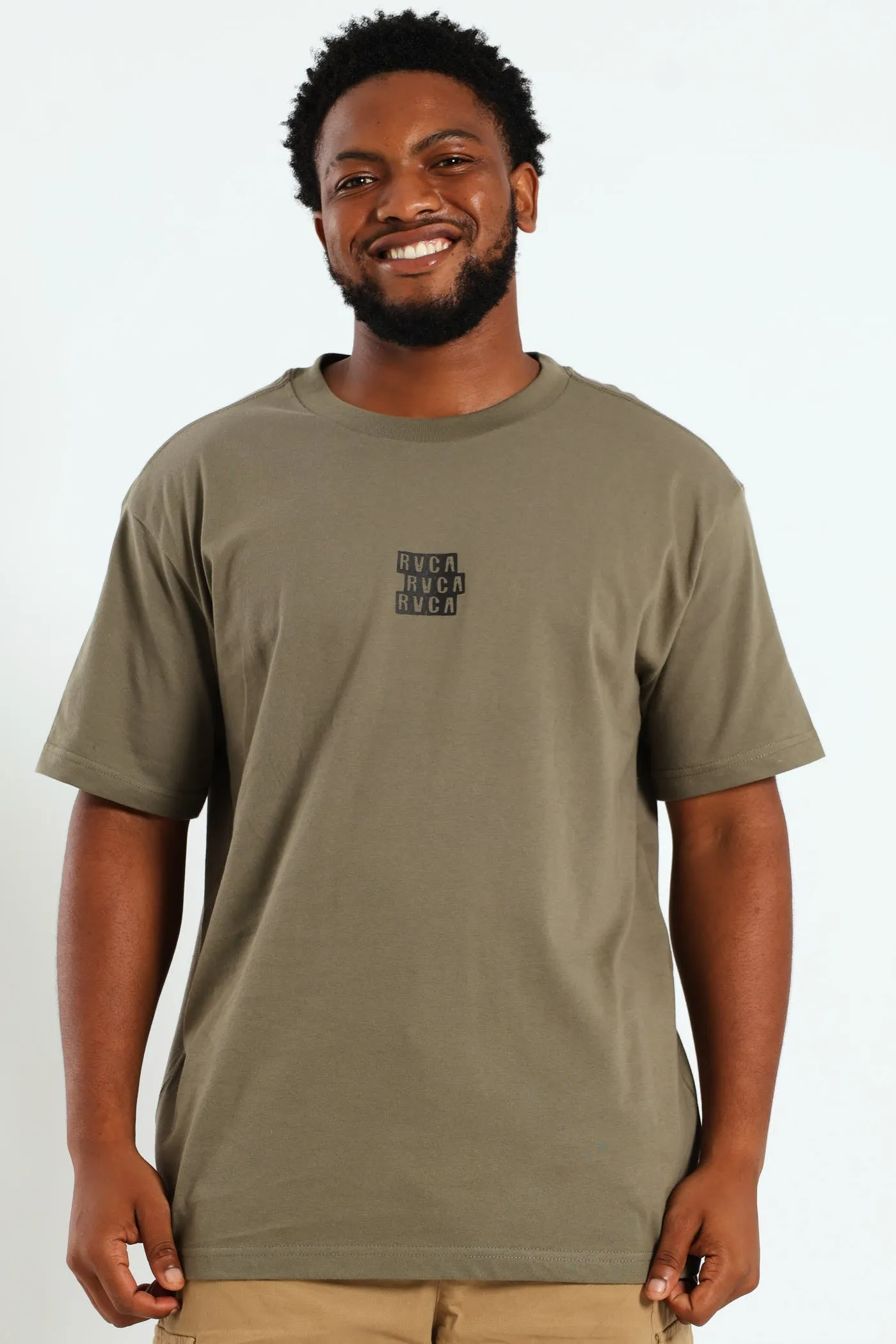 Blocked Tee - Olive sold by Edgars