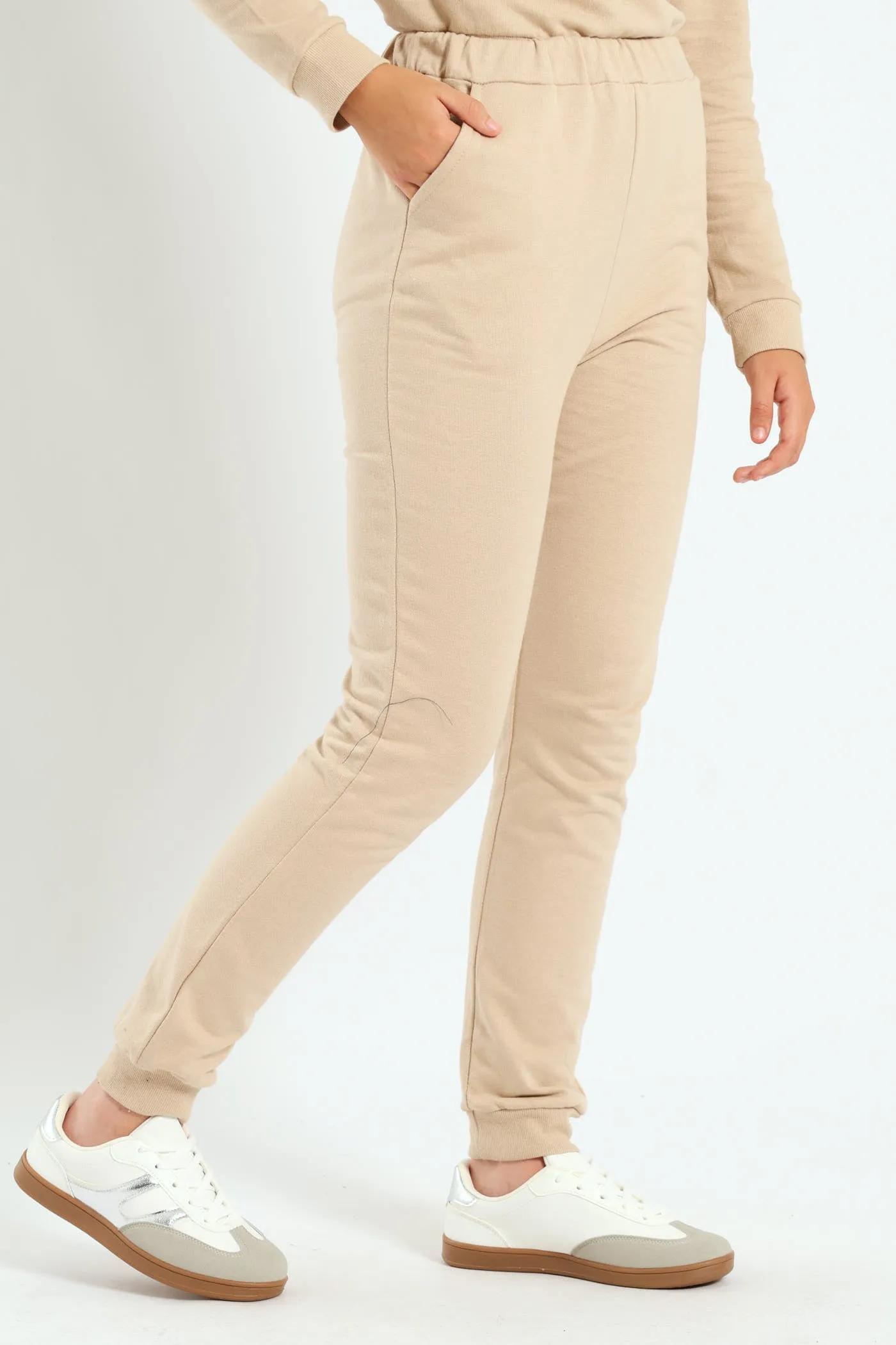 Girls Fleece Jogger - Tan sold by Edgars product image thumbnail 2