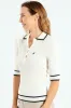 Gwen Knitted Golfer - Off White sold by Edgars 
