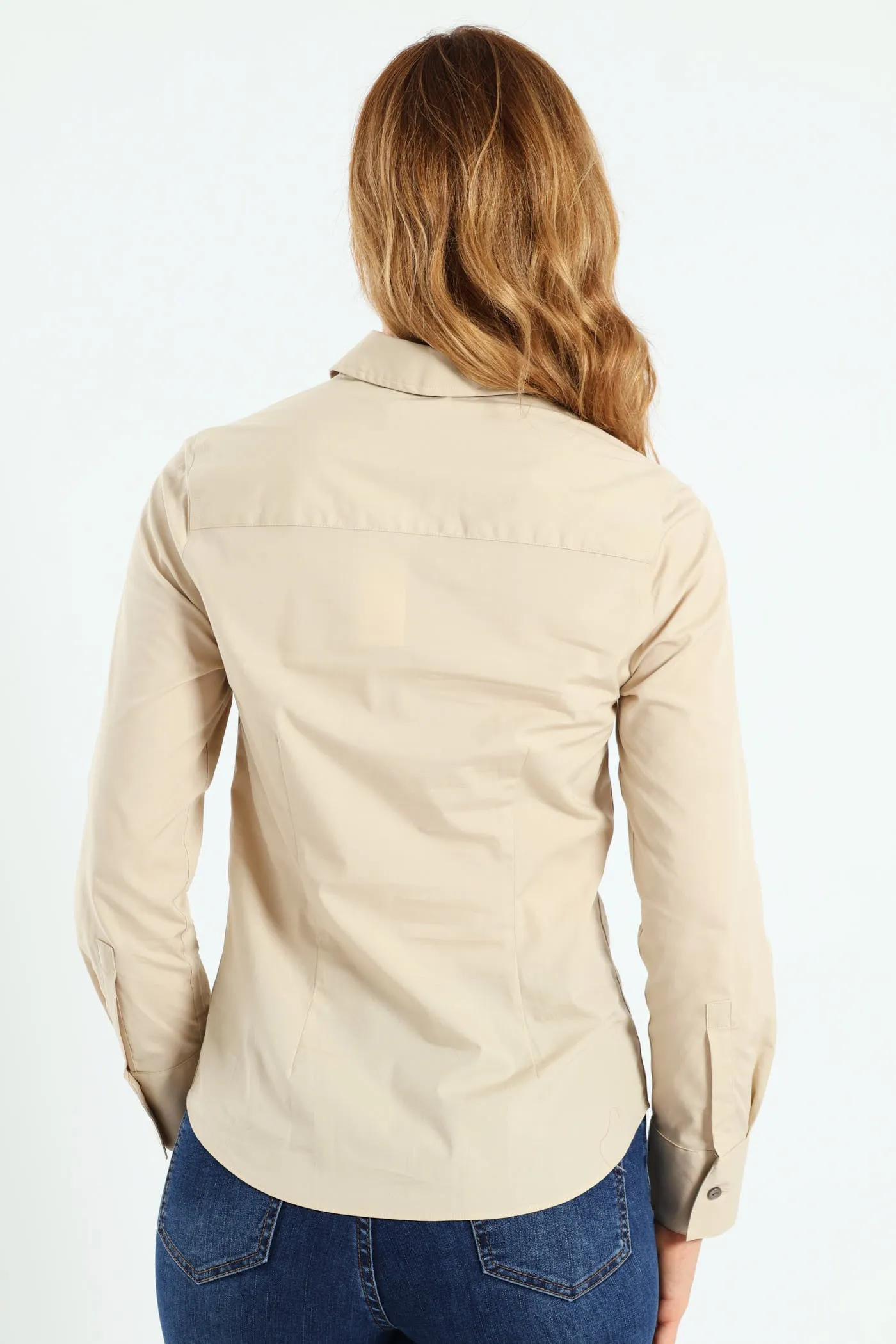 Jaime Long Sleeve Shirt - Beige sold by Edgars product image thumbnail 3